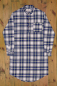 Preview: Flannel Nightshirt LV 38 -Blue White Check